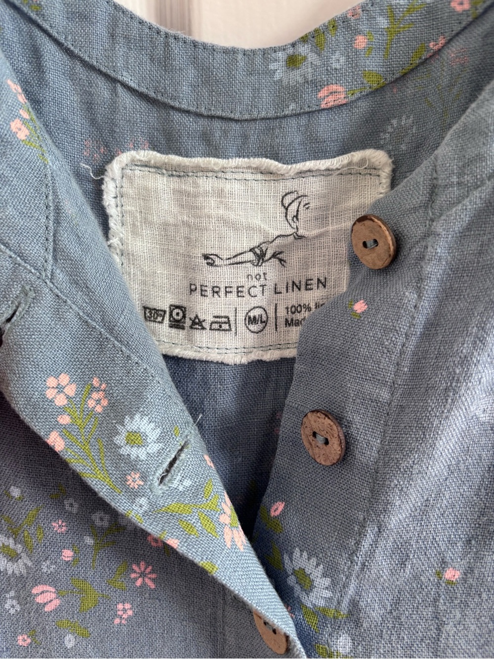 notPERFECTLINEN Maya Button-down Linen Dress - Picture 4 of 7